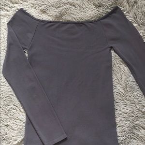 Free People off the shoulder spandex top